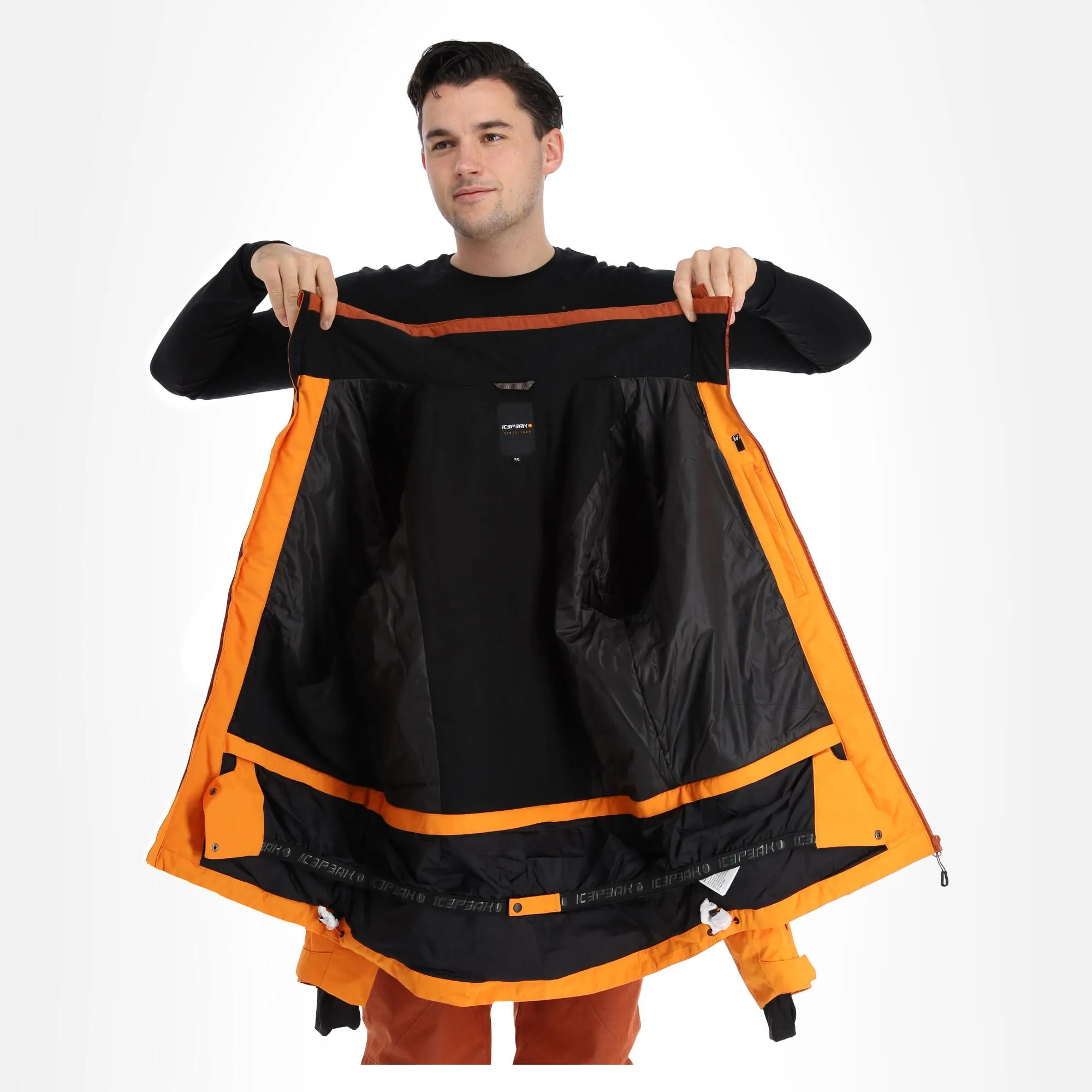 Icepeak, Callahan Veste De Ski Hommes Dark Orange 7 Icepeak, Callahan Veste De Ski Hommes Dark Orange – Image 5