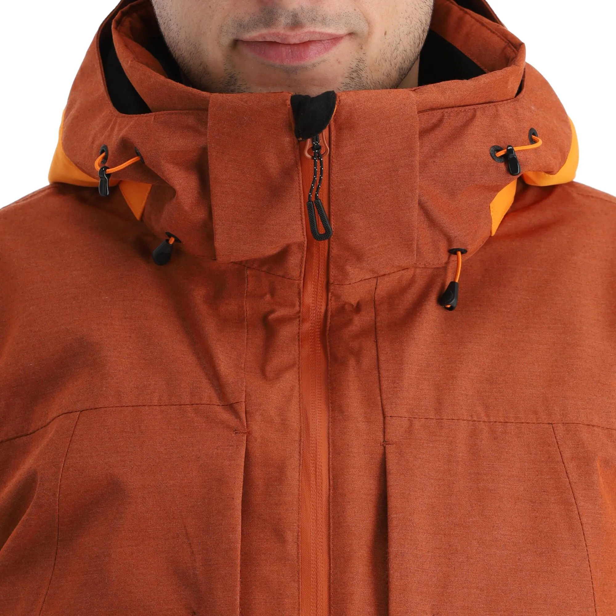 Icepeak, Callahan Veste De Ski Hommes Dark Orange 8 Icepeak, Callahan Veste De Ski Hommes Dark Orange – Image 6