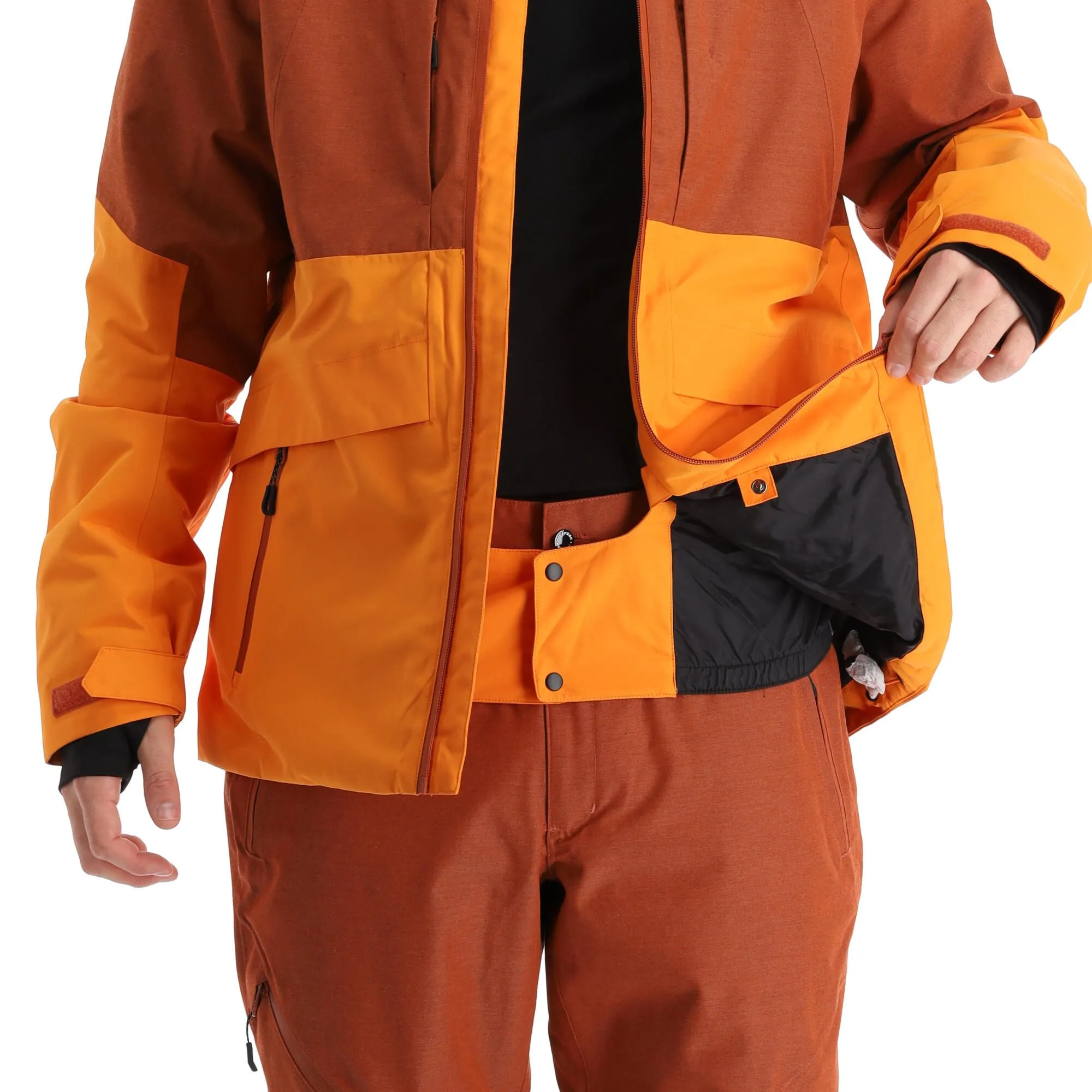 Icepeak, Callahan Veste De Ski Hommes Dark Orange 10 Icepeak, Callahan Veste De Ski Hommes Dark Orange – Image 8