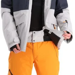 Icepeak, Callahan Veste De Ski Hommes Light Gris -ColourWear Soldes icepeak callahan aa jas gevoerd heren light grijs 22icepe250v2 BI 08