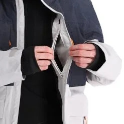 Icepeak, Callahan Veste De Ski Hommes Light Gris -ColourWear Soldes icepeak callahan aa jas gevoerd heren light grijs 22icepe250v2 BI 09