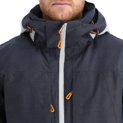 Icepeak, Callahan Veste De Ski Hommes Light Gris -ColourWear Soldes icepeak callahan aa jas gevoerd heren light grijs 22icepe250v2 BI 10