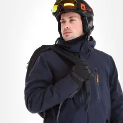Icepeak, Carbon Veste De Ski Hommes Dark Bleu -ColourWear Soldes icepeak carbon aa jas gevoerd heren dark blauw 22icepe249v1 BI 05