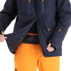 Icepeak, Carbon Veste De Ski Hommes Dark Bleu -ColourWear Soldes icepeak carbon aa jas gevoerd heren dark blauw 22icepe249v1 BI 07