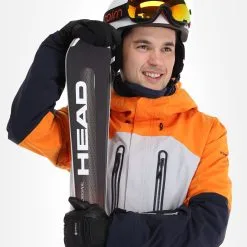 Icepeak, Carbon Veste De Ski Hommes Dark Orange -ColourWear Soldes icepeak carbon aa jas gevoerd heren dark oranje 22icepe249v2 BI 05