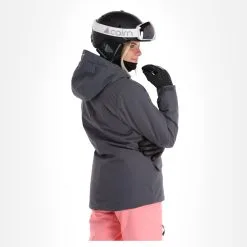 Icepeak, Cathay Veste De Ski Femmes Granite Gris -ColourWear Soldes icepeak cathay aa jas gevoerd dames granite grijs 22icepe208v2 BI 03