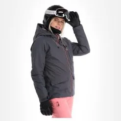 Icepeak, Cathay Veste De Ski Femmes Granite Gris -ColourWear Soldes icepeak cathay aa jas gevoerd dames granite grijs 22icepe208v2 BI 04