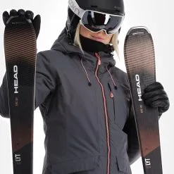 Icepeak, Cathay Veste De Ski Femmes Granite Gris -ColourWear Soldes icepeak cathay aa jas gevoerd dames granite grijs 22icepe208v2 BI 05