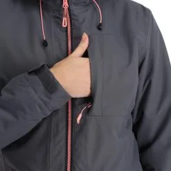 Icepeak, Cathay Veste De Ski Femmes Granite Gris -ColourWear Soldes icepeak cathay aa jas gevoerd dames granite grijs 22icepe208v2 BI 10