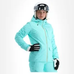 Icepeak, Cathay Veste De Ski Femmes Turquoise Bleu -ColourWear Soldes icepeak cathay aa jas gevoerd dames turquoise blauw 22icepe208v4 BI 04