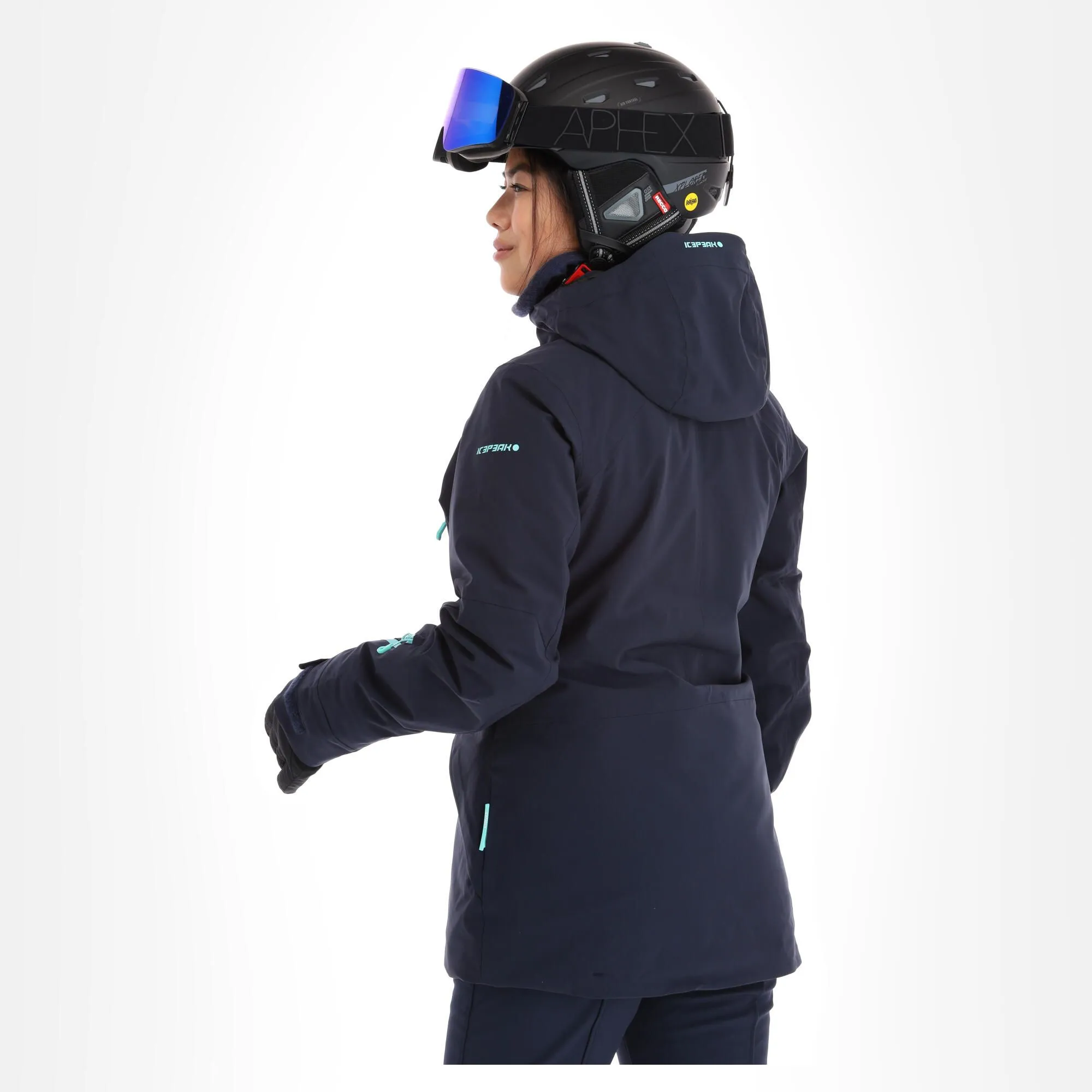 Icepeak, Clover Veste De Ski Femmes Dark Bleu 4 Icepeak, Clover Veste De Ski Femmes Dark Bleu – Image 2