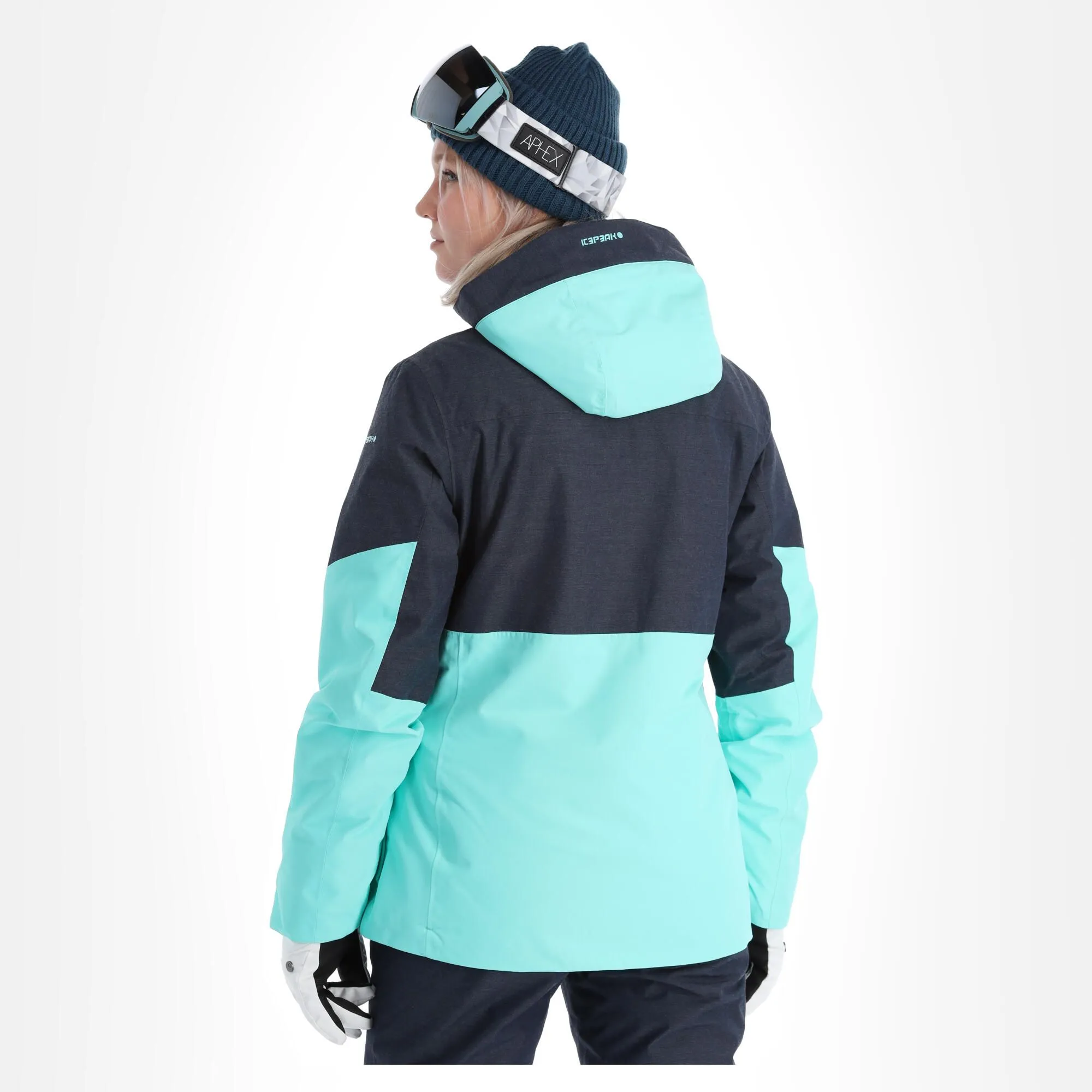 Icepeak, Cornell Veste De Ski Femmes Turquoise Bleu 4 Icepeak, Cornell Veste De Ski Femmes Turquoise Bleu – Image 2