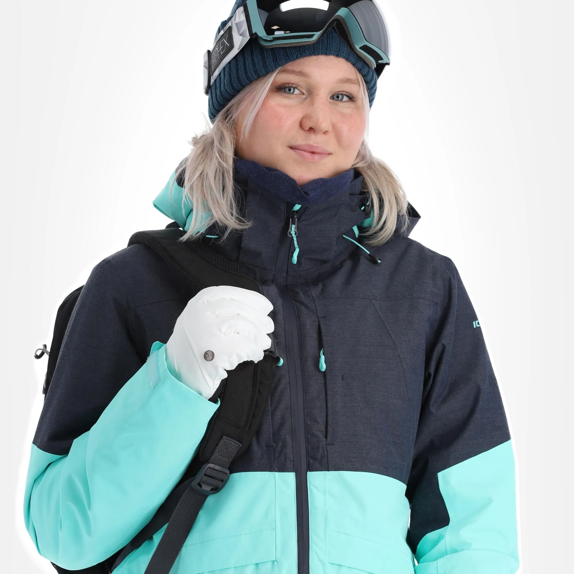 Icepeak, Cornell Veste De Ski Femmes Turquoise Bleu 6 Icepeak, Cornell Veste De Ski Femmes Turquoise Bleu – Image 4
