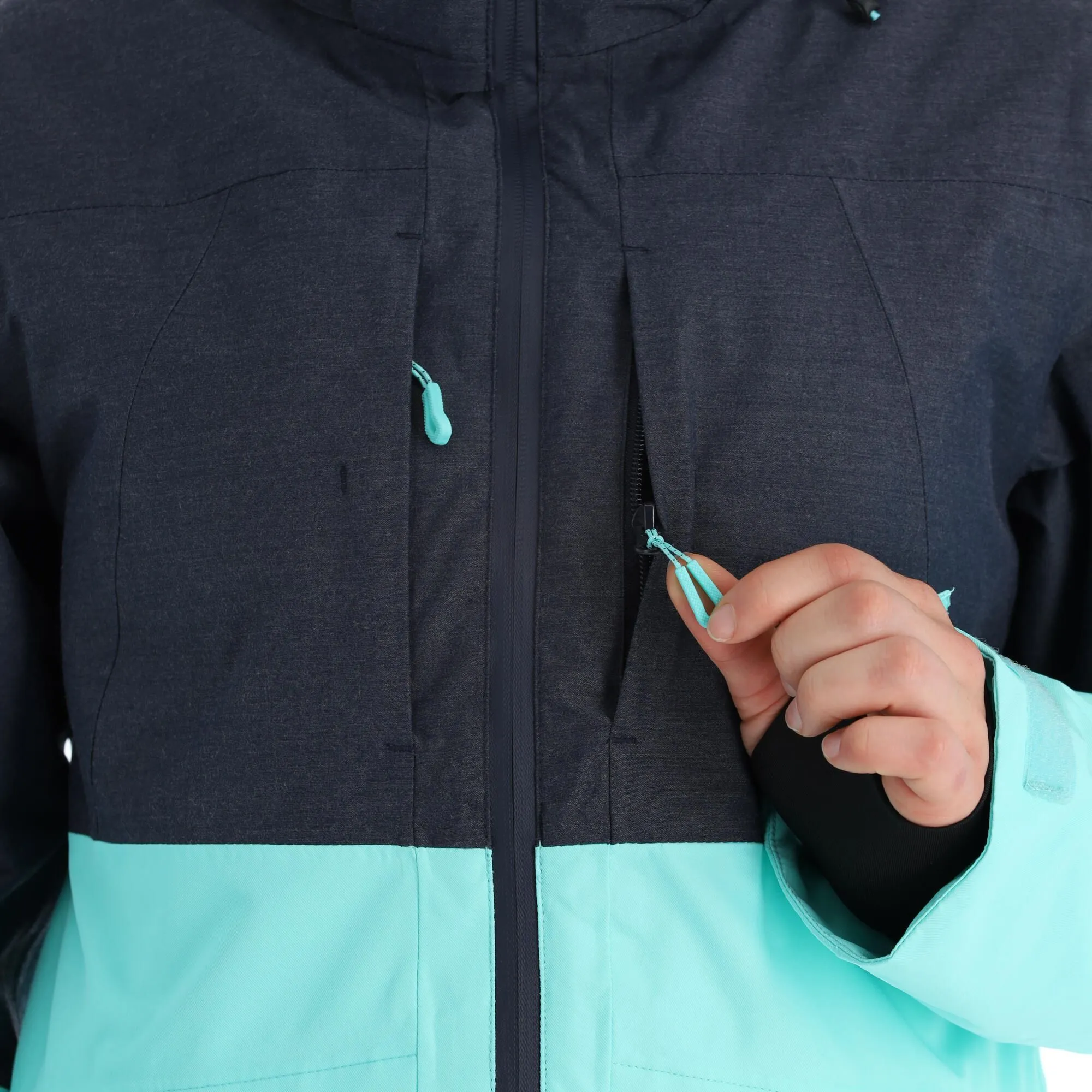 Icepeak, Cornell Veste De Ski Femmes Turquoise Bleu 11 Icepeak, Cornell Veste De Ski Femmes Turquoise Bleu – Image 9