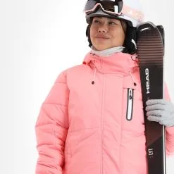 Icepeak, Creola Veste De Ski Femmes Rose -ColourWear Soldes icepeak creola aa jas gevoerd dames roze 22icepe206v2 BI 05