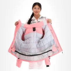 Icepeak, Creola Veste De Ski Femmes Rose -ColourWear Soldes icepeak creola aa jas gevoerd dames roze 22icepe206v2 BI 06
