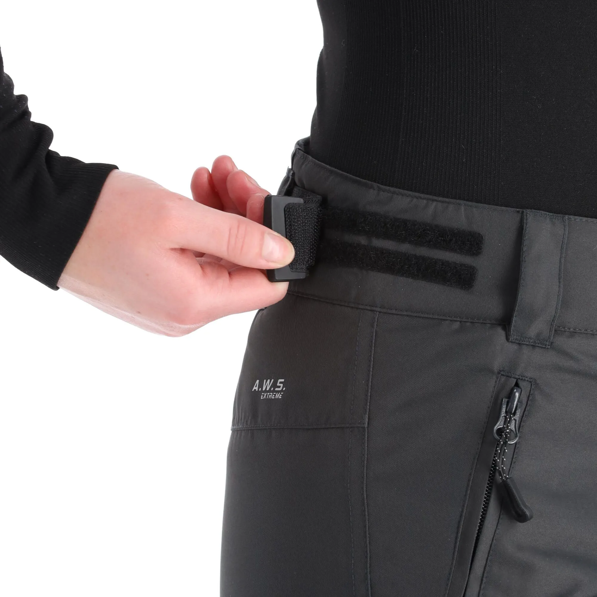 Icepeak, Curlew Pantalon De Ski Femmes Anthracite Gris 7 Icepeak, Curlew Pantalon De Ski Femmes Anthracite Gris – Image 5