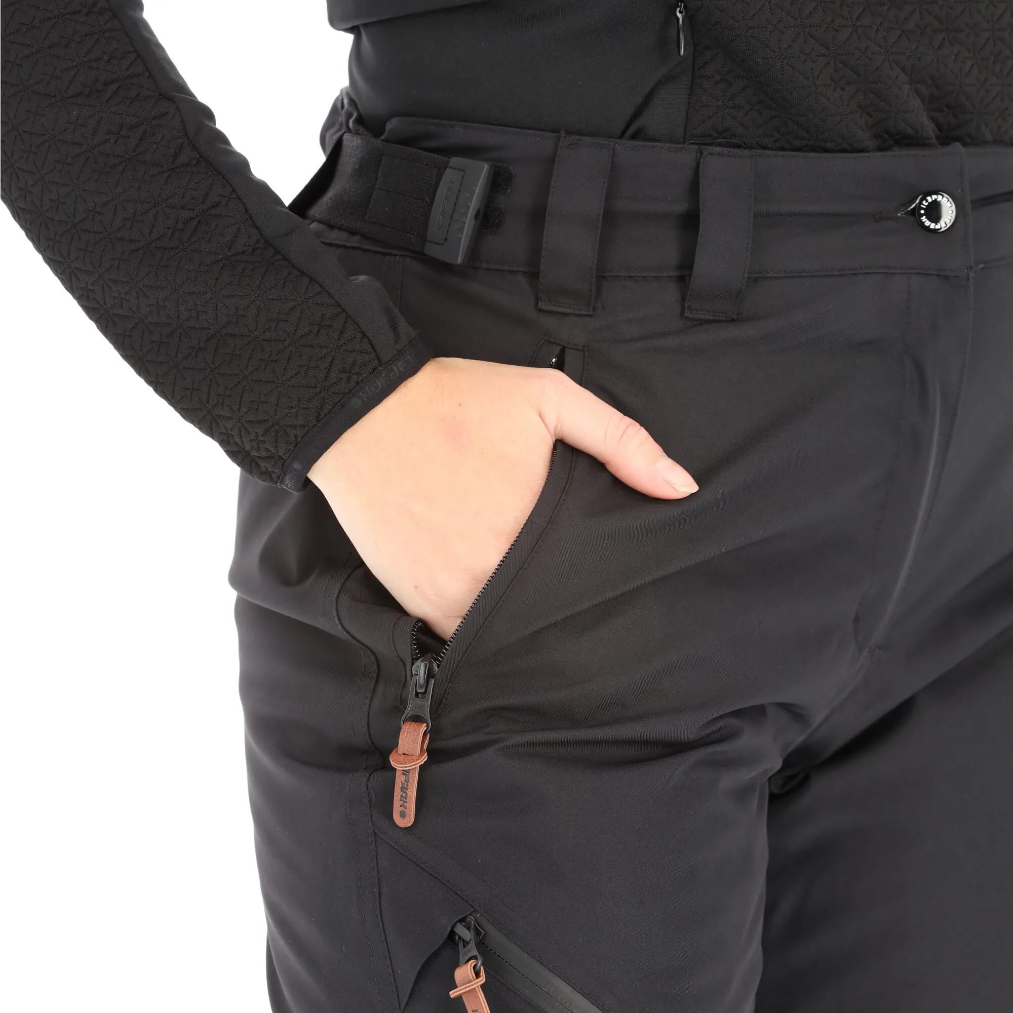 Icepeak, Curlew Pantalon De Ski Femmes Noir 8 Icepeak, Curlew Pantalon De Ski Femmes Noir – Image 6