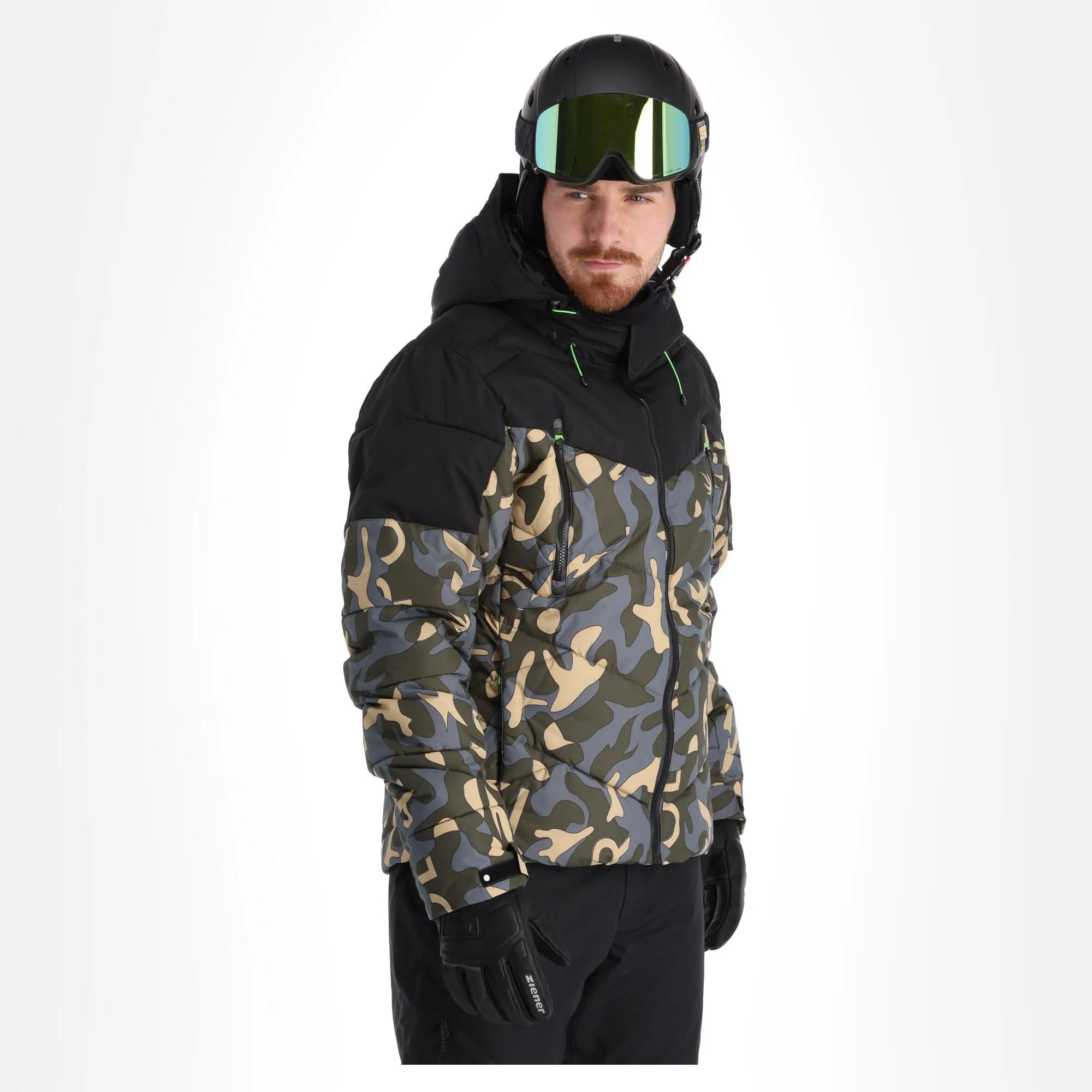 Icepeak, Earling Veste De Ski Hommes Dark Olive Vert 5 Icepeak, Earling Veste De Ski Hommes Dark Olive Vert – Image 3