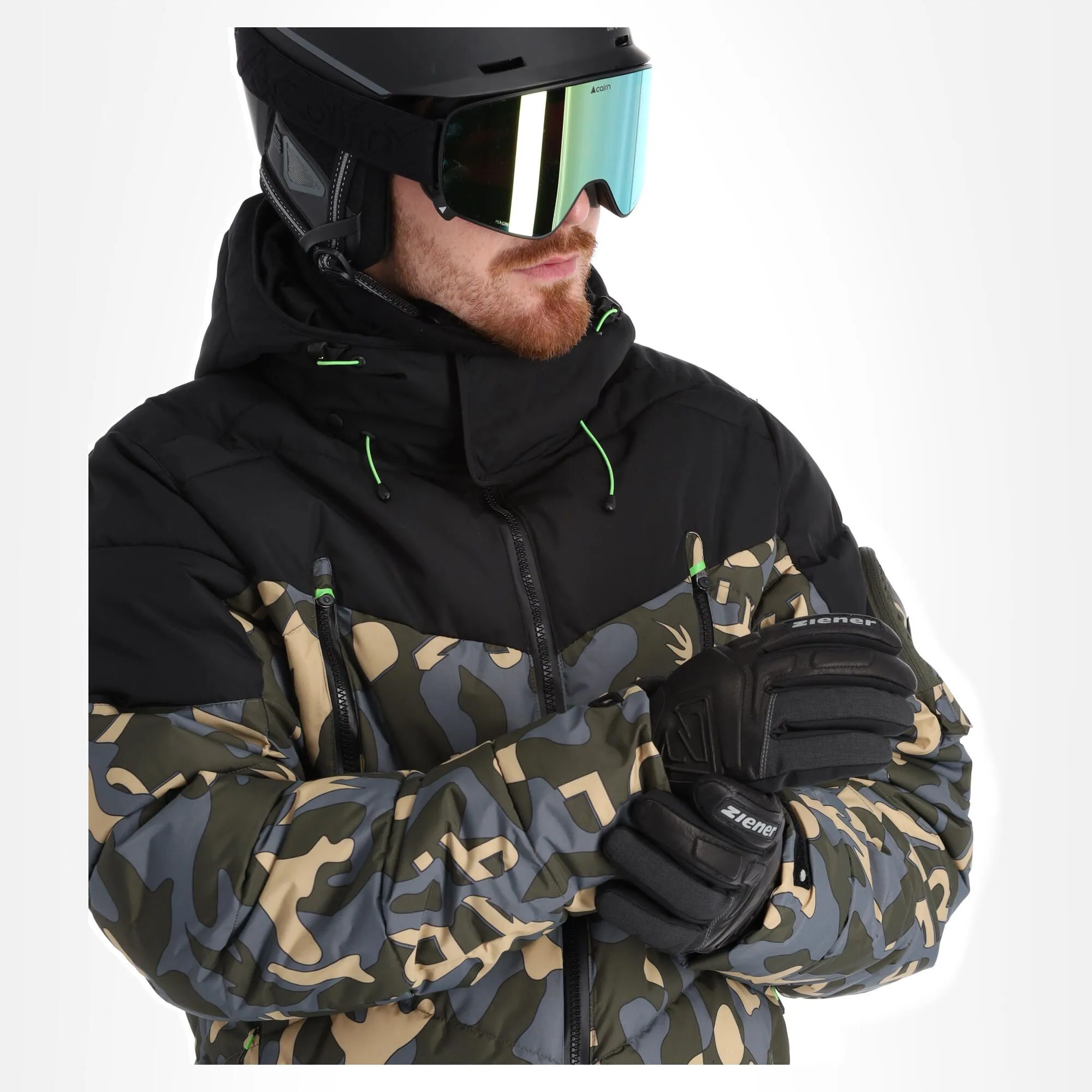 Icepeak, Earling Veste De Ski Hommes Dark Olive Vert 7 Icepeak, Earling Veste De Ski Hommes Dark Olive Vert – Image 5