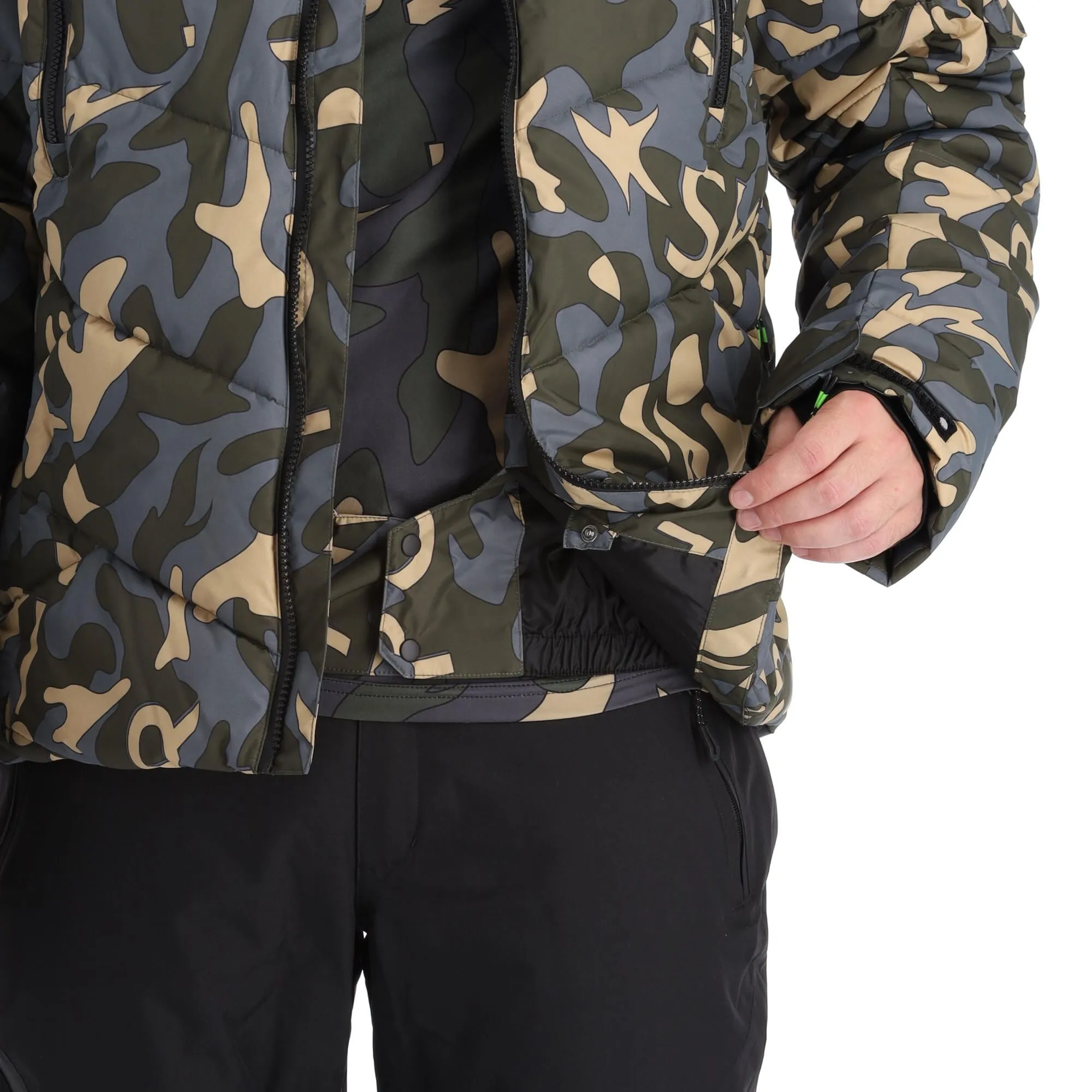 Icepeak, Earling Veste De Ski Hommes Dark Olive Vert 9 Icepeak, Earling Veste De Ski Hommes Dark Olive Vert – Image 7