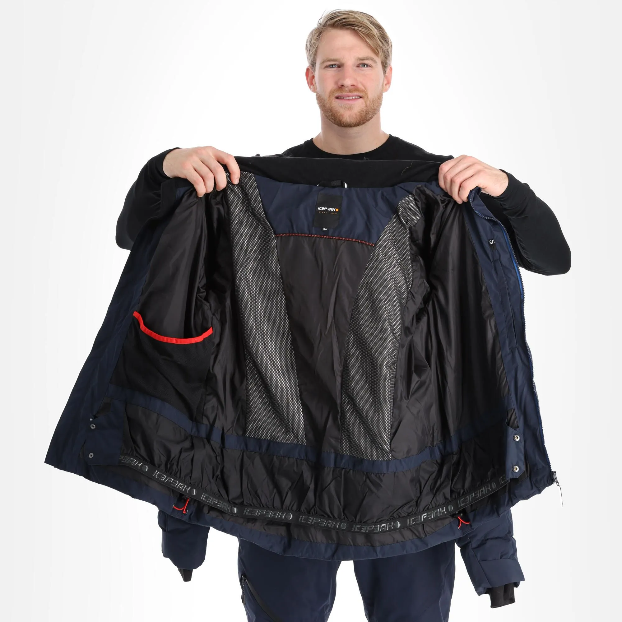 Icepeak, Eastham Veste De Ski Hommes Dark Bleu 7 Icepeak, Eastham Veste De Ski Hommes Dark Bleu – Image 5