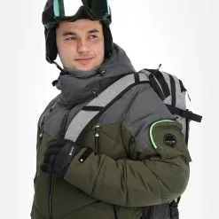 Icepeak, Eastham Veste De Ski Hommes Dark Olive Vert -ColourWear Soldes icepeak eastham aa jas gevoerd heren dark olive groen 22icepe244v3 BI 05
