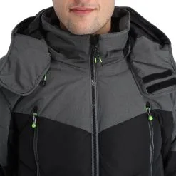 Icepeak, Eastham Veste De Ski Hommes Noir -ColourWear Soldes icepeak eastham aa jas gevoerd heren zwart 22icepe244v2 BI 08