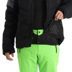 Icepeak, Eastham Veste De Ski Hommes Noir -ColourWear Soldes icepeak eastham aa jas gevoerd heren zwart 22icepe244v2 BI 10