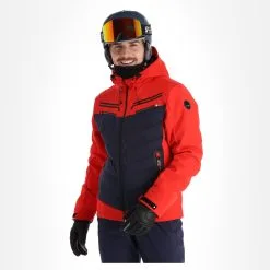 Icepeak, Eastland Veste De Ski Hommes Classic Rouge -ColourWear Soldes icepeak eastland aa jas gevoerd heren classic rood 22icepe273v3 BI 04