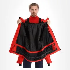 Icepeak, Eastland Veste De Ski Hommes Classic Rouge -ColourWear Soldes icepeak eastland aa jas gevoerd heren classic rood 22icepe273v3 BI 06