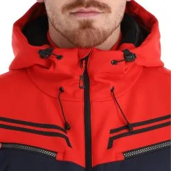 Icepeak, Eastland Veste De Ski Hommes Classic Rouge -ColourWear Soldes icepeak eastland aa jas gevoerd heren classic rood 22icepe273v3 BI 07