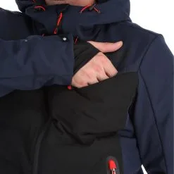 Icepeak, Eastland Veste De Ski Hommes Dark Bleu -ColourWear Soldes icepeak eastland aa jas gevoerd heren dark blauw 22icepe273v2 BI 09