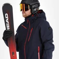 Icepeak, Edmonton Veste De Ski Hommes Dark Bleu -ColourWear Soldes icepeak edmonton aa jas gevoerd heren dark blauw 22icepe248v3 BI 05