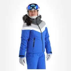 Icepeak, Electra Veste De Ski Femmes Bleu -ColourWear Soldes icepeak electra aa jas gevoerd dames blauw 22icepe202v2 BI 04