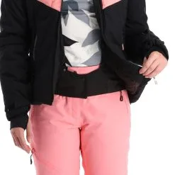 Icepeak, Electra Veste De Ski Femmes Noir -ColourWear Soldes icepeak electra aa jas gevoerd dames zwart 22icepe202v1 BI 08