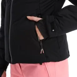 Icepeak, Electra Veste De Ski Femmes Noir -ColourWear Soldes icepeak electra aa jas gevoerd dames zwart 22icepe202v1 BI 11