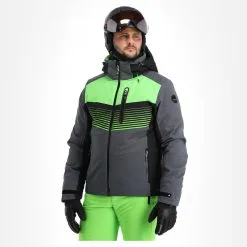 Icepeak, Elkhart Veste De Ski Hommes Granite Gris -ColourWear Soldes icepeak elkhart aa jas gevoerd heren granite grijs 22icepe247v3 BI 04