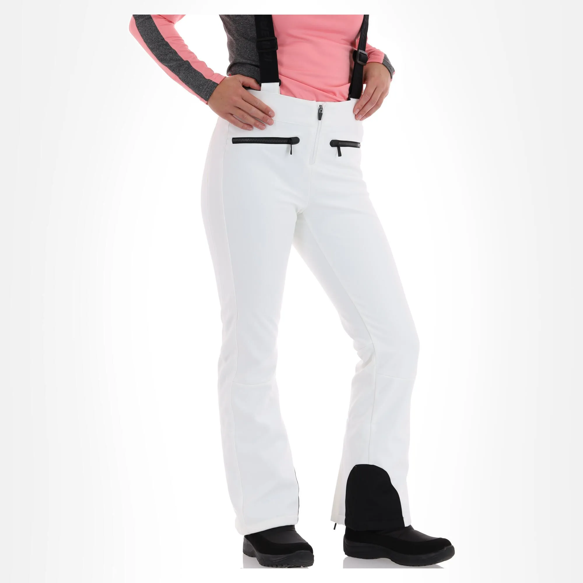 Icepeak, Ellsworth Pantalon De Ski En Softshell Femmes Optic Blanc 5 Icepeak, Ellsworth Pantalon De Ski En Softshell Femmes Optic Blanc – Image 3