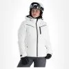 Icepeak, Elsah Veste De Ski Femmes Optic Blanc -ColourWear Soldes icepeak elsah aa jas gevoerd dames optic wit 22icepe203v1 BI 02