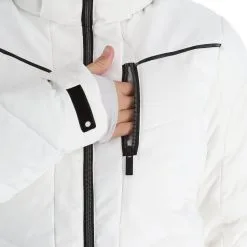 Icepeak, Elsah Veste De Ski Femmes Optic Blanc -ColourWear Soldes icepeak elsah aa jas gevoerd dames optic wit 22icepe203v1 BI 11