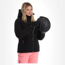 Icepeak, Elsah Veste De Ski Femmes Noir -ColourWear Soldes icepeak elsah aa jas gevoerd dames zwart 22icepe203v4 BI 04