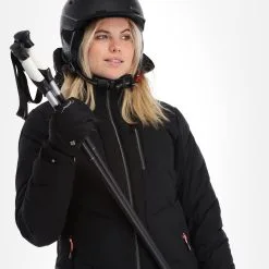 Icepeak, Elsah Veste De Ski Femmes Noir -ColourWear Soldes icepeak elsah aa jas gevoerd dames zwart 22icepe203v4 BI 05