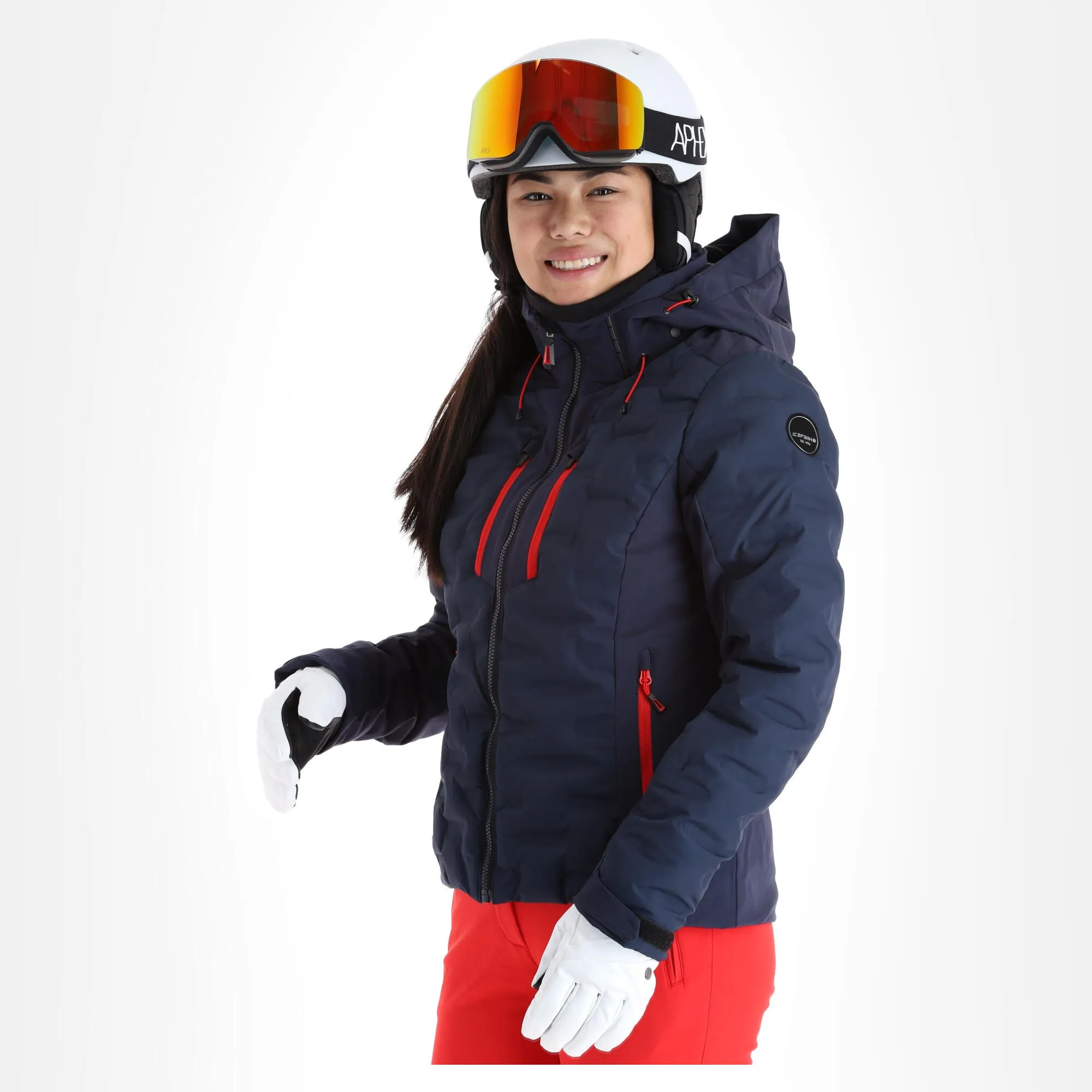 Icepeak, Eminence Veste De Ski Femmes Dark Bleu 3 Icepeak, Eminence Veste De Ski Femmes Dark Bleu