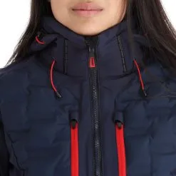 Icepeak, Eminence Veste De Ski Femmes Dark Bleu 19 Icepeak, Eminence Veste De Ski Femmes Dark Bleu -ColourWear Soldes icepeak eminence aa jas gevoerd dames dark blauw 22icepe197v4 BI 09
