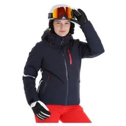 Icepeak, Enoch Veste De Ski Femmes Dark Bleu -ColourWear Soldes icepeak enoch aa jas gevoerd dames dark blauw 22icepe198v1 BI 04