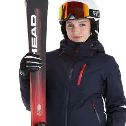 Icepeak, Enoch Veste De Ski Femmes Dark Bleu -ColourWear Soldes icepeak enoch aa jas gevoerd dames dark blauw 22icepe198v1 BI 05