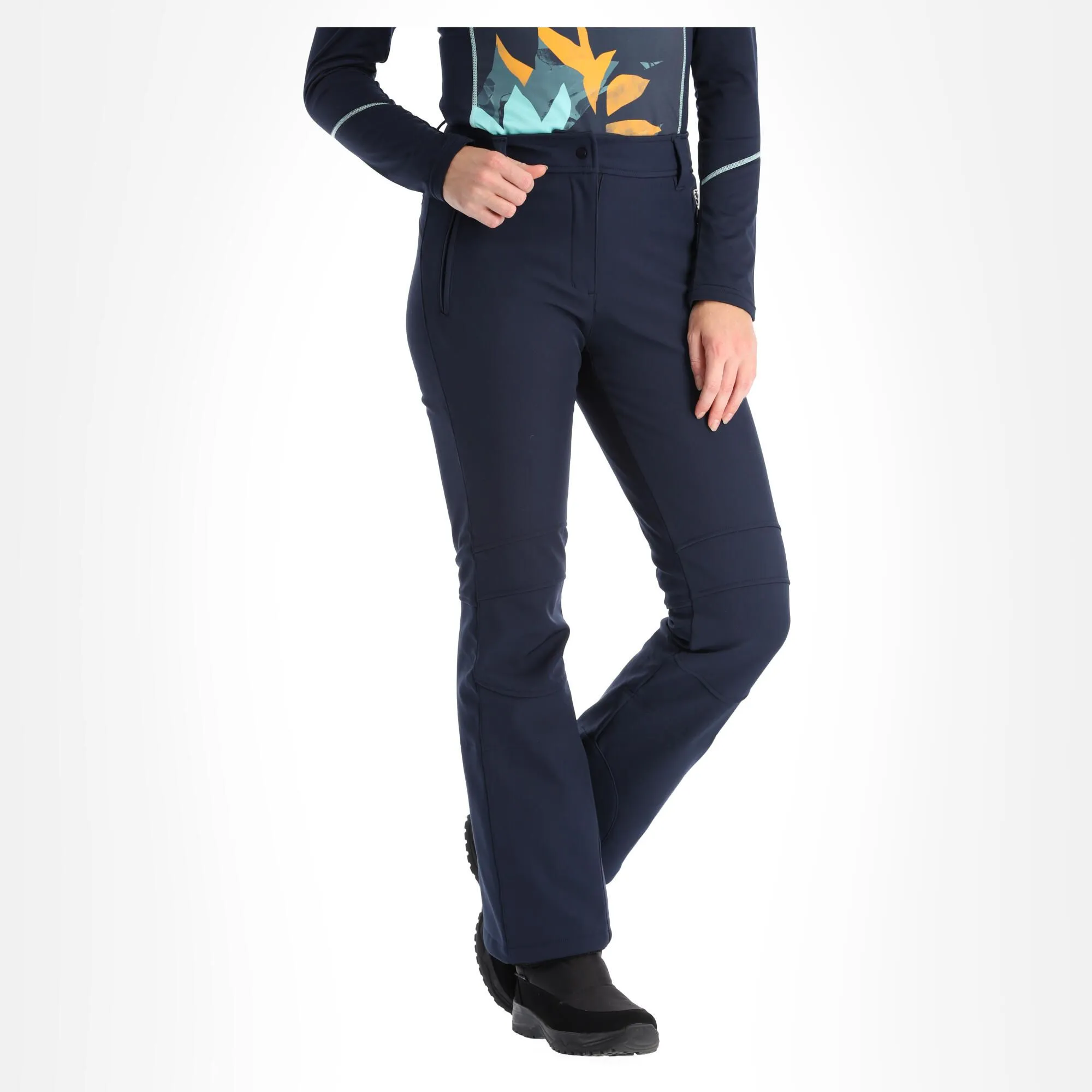 Icepeak, Entiat Pantalon De Ski En Softshell Femmes Dark Bleu 5 Icepeak, Entiat Pantalon De Ski En Softshell Femmes Dark Bleu – Image 3
