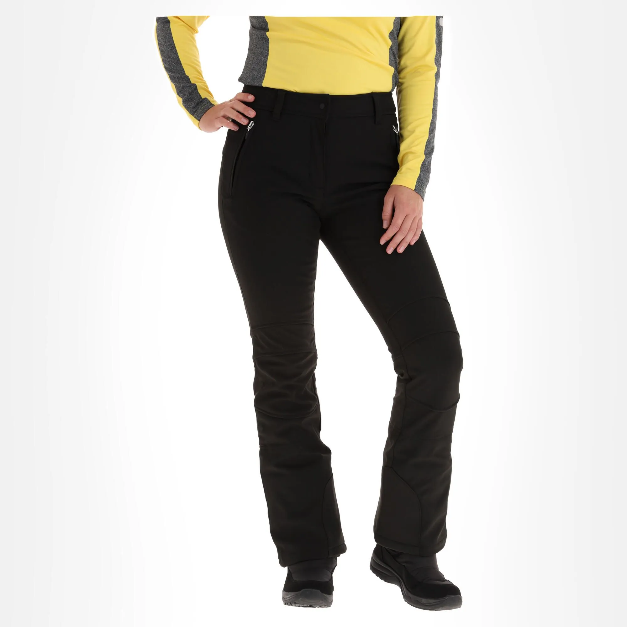 Icepeak, Entiat Pantalon De Ski En Softshell Femmes Noir 3 Icepeak, Entiat Pantalon De Ski En Softshell Femmes Noir