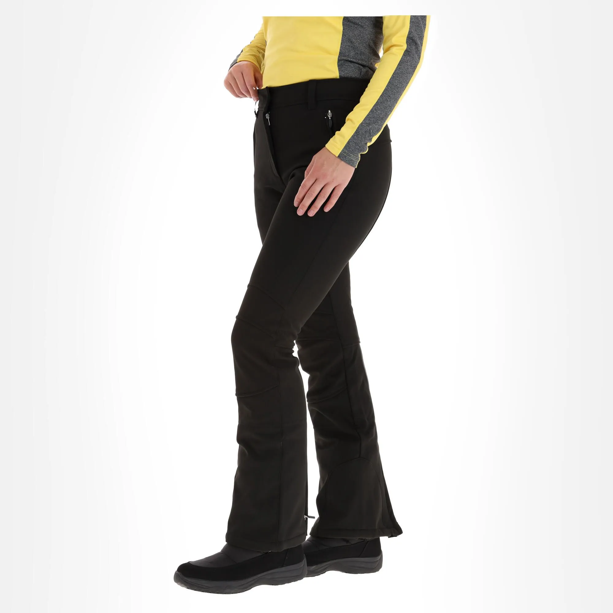 Icepeak, Entiat Pantalon De Ski En Softshell Femmes Noir 5 Icepeak, Entiat Pantalon De Ski En Softshell Femmes Noir – Image 3